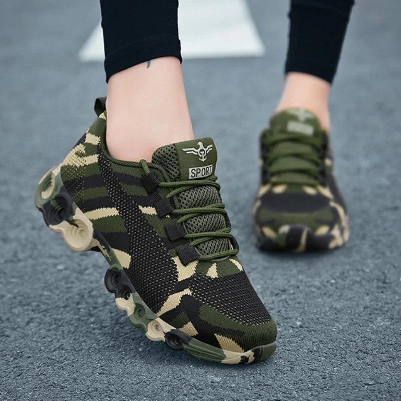 Couple s Camouflage Sneakers Female Vulcanized Shoes Anti-slip Rubber Sole Womens Shoes Man Training Outdoor Sneakers Zapatos 44
Couple s Camouflage Sneakers Female Vulcanized Shoes Anti-slip Rubber Sole Womens Shoes Man Training Outdoor Sneakers Zapatos 44