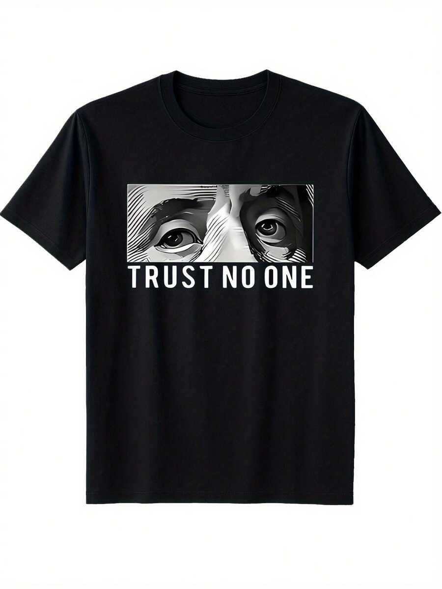 TRUST NO ONE Face Print Soft Cotton Blend Crew Neck Short Sleeve Tee For Summer Sportswear 5XL різнокольоровий
TRUST NO ONE Face Print Soft Cotton Blend Crew Neck Short Sleeve Tee For Summer Sportswear 5XL різнокольоровий