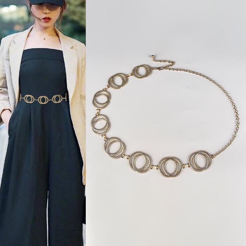 Women S Xiaoxiangfeng Waist Chain Accessories Women S Metal Chain With Skirt Dress Sweater Decoration Women S Belt
Women S Xiaoxiangfeng Waist Chain Accessories Women S Metal Chain With Skirt Dress Sweater Decoration Women S Belt