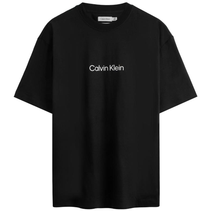 Calvin Klein Футболка свободного кроя с коротким рукавом и минималистичным принтом в виде букв, черная, 40HM228-24S-BAE XL
Calvin Klein Футболка свободного кроя с коротким рукавом и минималистичным принтом в виде букв, черная, 40HM228-24S-BAE XL
