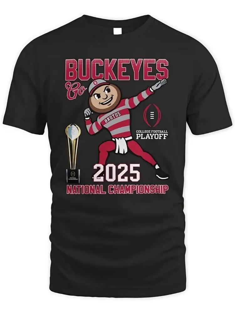 Ohio State Buckeyes 2025 Rose Bowl Champions Men s T-Shirt - Black Cotton, Short 4XL
Ohio State Buckeyes 2025 Rose Bowl Champions Men s T-Shirt - Black Cotton, Short 4XL