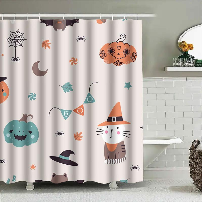 1Pccute Halloween Shower Curtain For Kids Baby Girls Pumpkin Witch Spider Cartoon Pattern Bathroom Decor W60H190(CM)-1 Pcs
1Pccute Halloween Shower Curtain For Kids Baby Girls Pumpkin Witch Spider Cartoon Pattern Bathroom Decor W60H190(CM)-1 Pcs