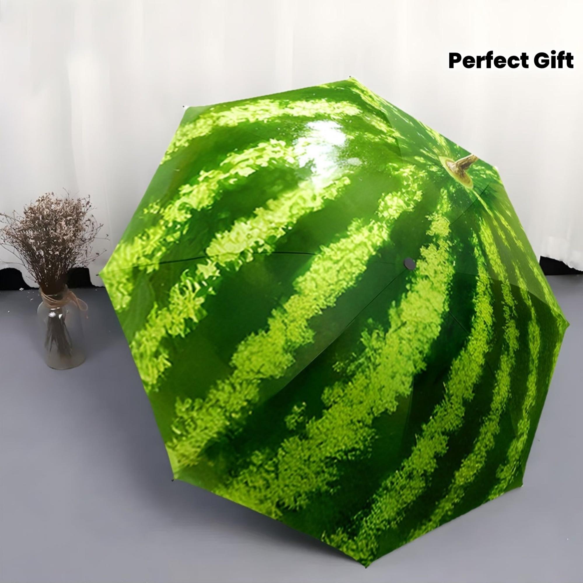 Compact Folding Umbrella Featuring a Watermelon Skin Design. It S a Convenient Outdoor Accessory Suitable for Any Season, Maki Iron&8K
Compact Folding Umbrella Featuring a Watermelon Skin Design. It S a Convenient Outdoor Accessory Suitable for Any Season, Maki Iron&8K