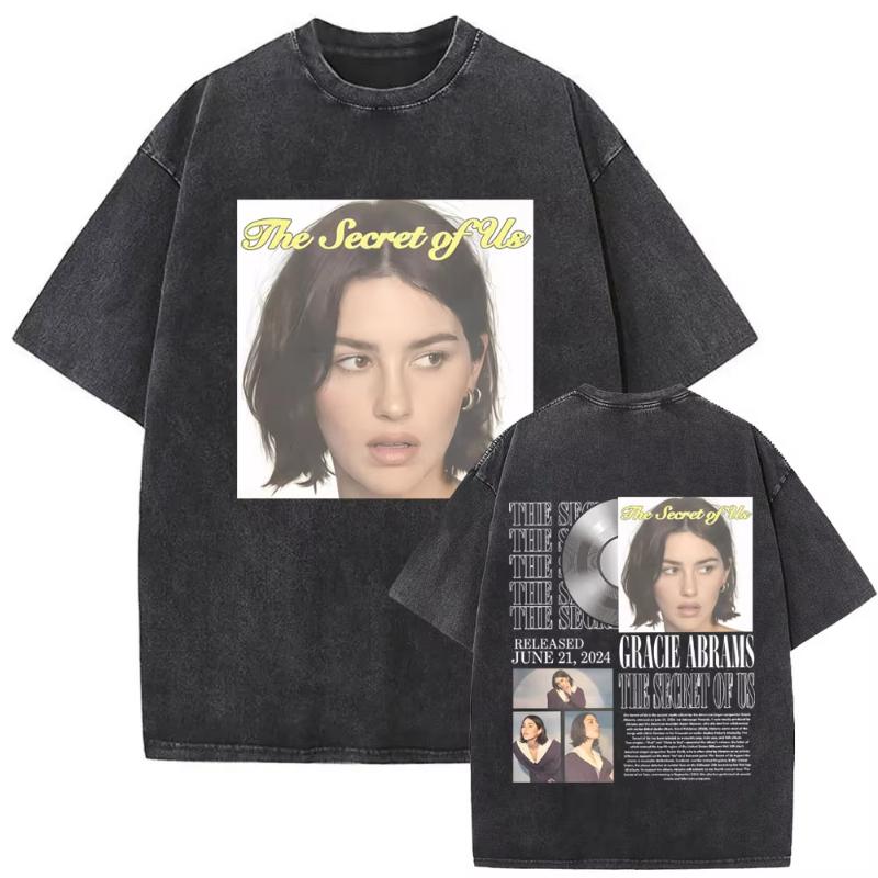 Washed Vintage Gracie Abrams The Secret of Us Risk Graphic T Shirt Unisex Women Fashion Oversized Streetwear Unisex Casual Tshirt M
Washed Vintage Gracie Abrams The Secret of Us Risk Graphic T Shirt Unisex Women Fashion Oversized Streetwear Unisex Casual Tshirt M