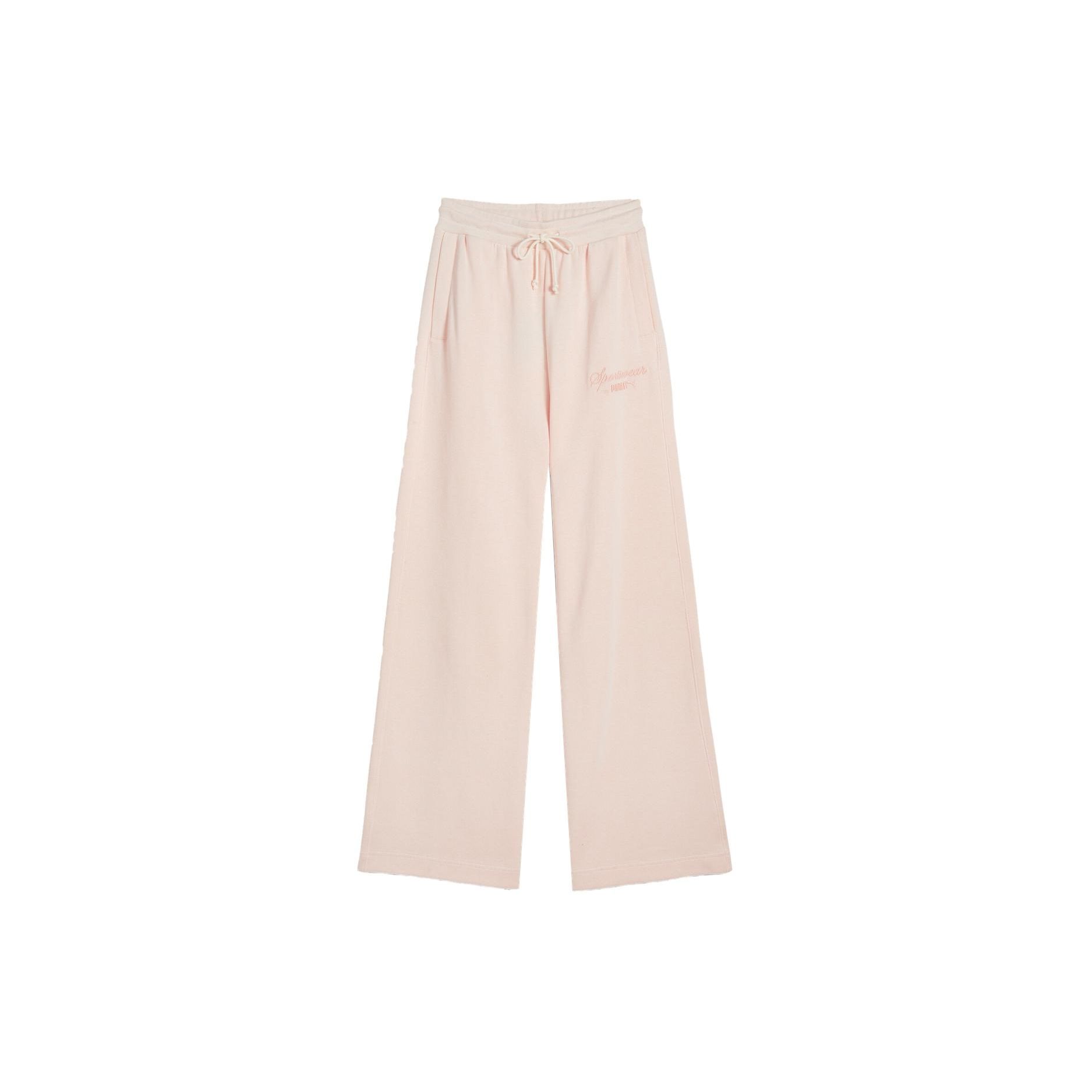 Puma Classics+ Relaxed Sweatpants Solid Color Letter Embroidery Design Mid-Waist Drawstring Casual Pants Women Bottoms Peach 626045-64 S
Puma Classics+ Relaxed Sweatpants Solid Color Letter Embroidery Design Mid-Waist Drawstring Casual Pants Women Bottoms Peach 626045-64 S