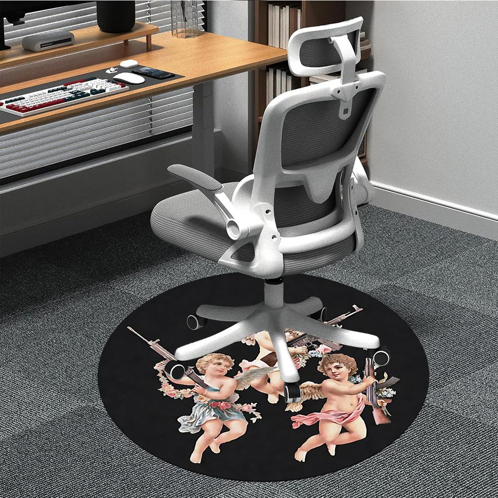 1pc Angel Wings Chair Carpet for Office, Round Non Slip Durable Large Size Office Carpet, Suitable for Office 80cm
1pc Angel Wings Chair Carpet for Office, Round Non Slip Durable Large Size Office Carpet, Suitable for Office 80cm