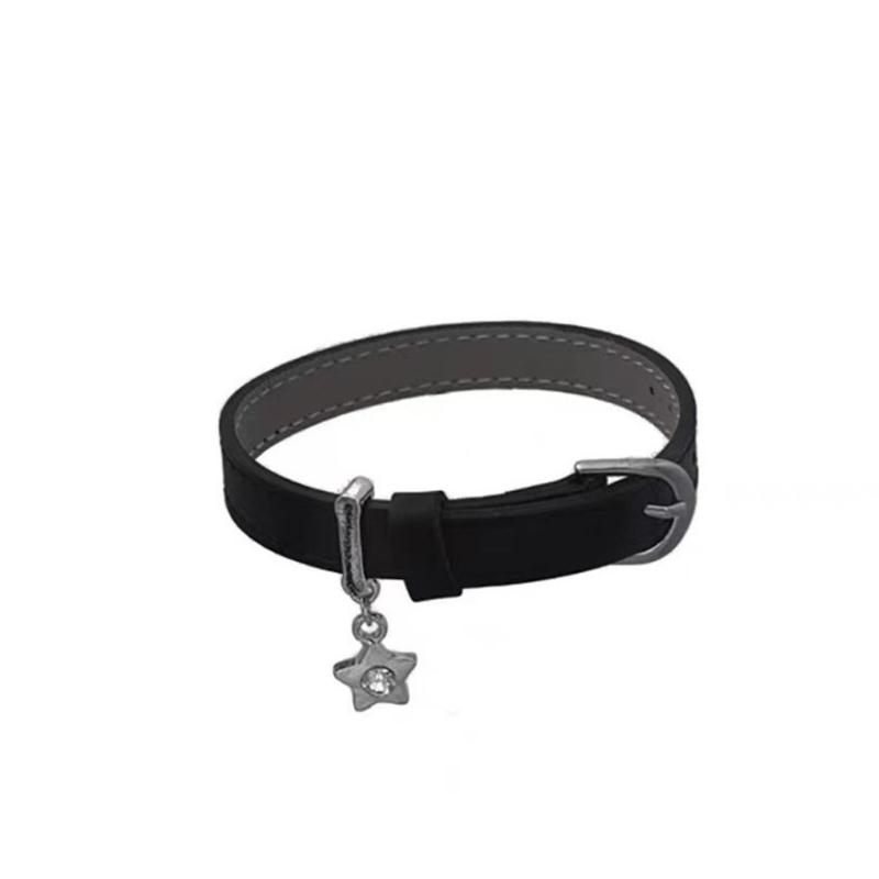 Adjustable Star Charm Bracelet Ti Steel/PU Leather Wrist Chain Bangle Unisex Jewelry For Couple Gift
Adjustable Star Charm Bracelet Ti Steel/PU Leather Wrist Chain Bangle Unisex Jewelry For Couple Gift