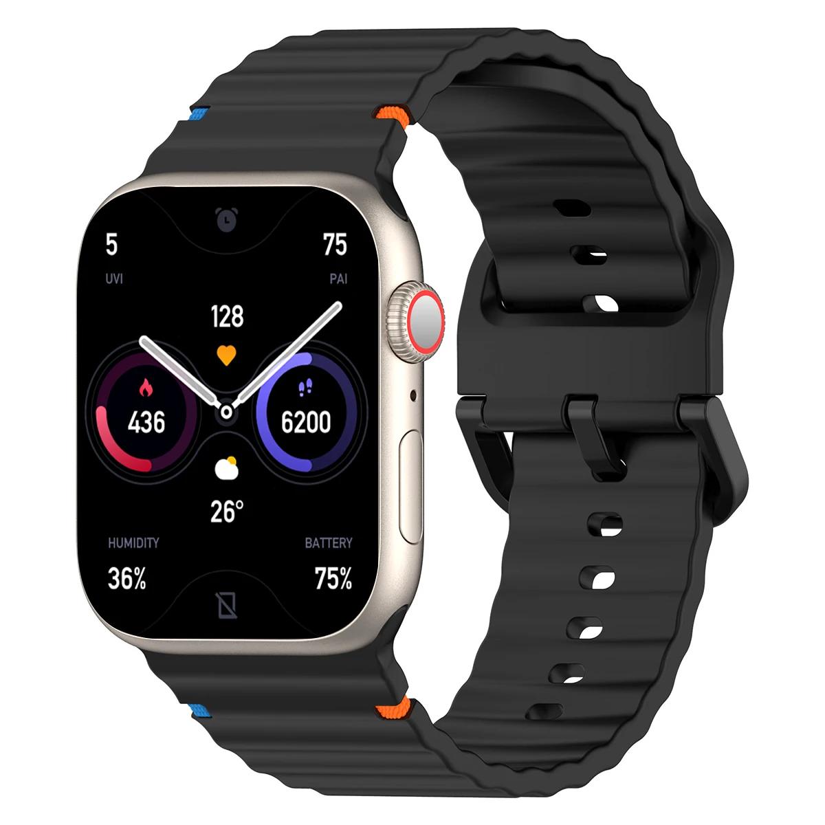 Силіконовий ремінець для Apple Watch Ultra Band 49мм 46мм 45мм 42мм 44мм 40мм 41мм ремінець браслет ремінець iWatch серії 10 9 8 6 7 5 SE 42 44 45 46 49 mm чорний
Силіконовий ремінець для Apple Watch Ultra Band 49мм 46мм 45мм 42мм 44мм 40мм 41мм ремінець браслет ремінець iWatch серії 10 9 8 6 7 5 SE 42 44 45 46 49 mm чорний