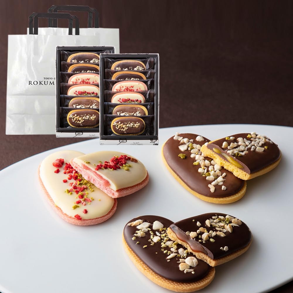 Западные сладости Rokumeikan Chocolat Langue 6 штук x 2 коробки в наборе с чемоданчиком для переноски (Шоколад, сладости, подарок)
Западные сладости Rokumeikan Chocolat Langue 6 штук x 2 коробки в наборе с чемоданчиком для переноски (Шоколад, сладости, подарок)