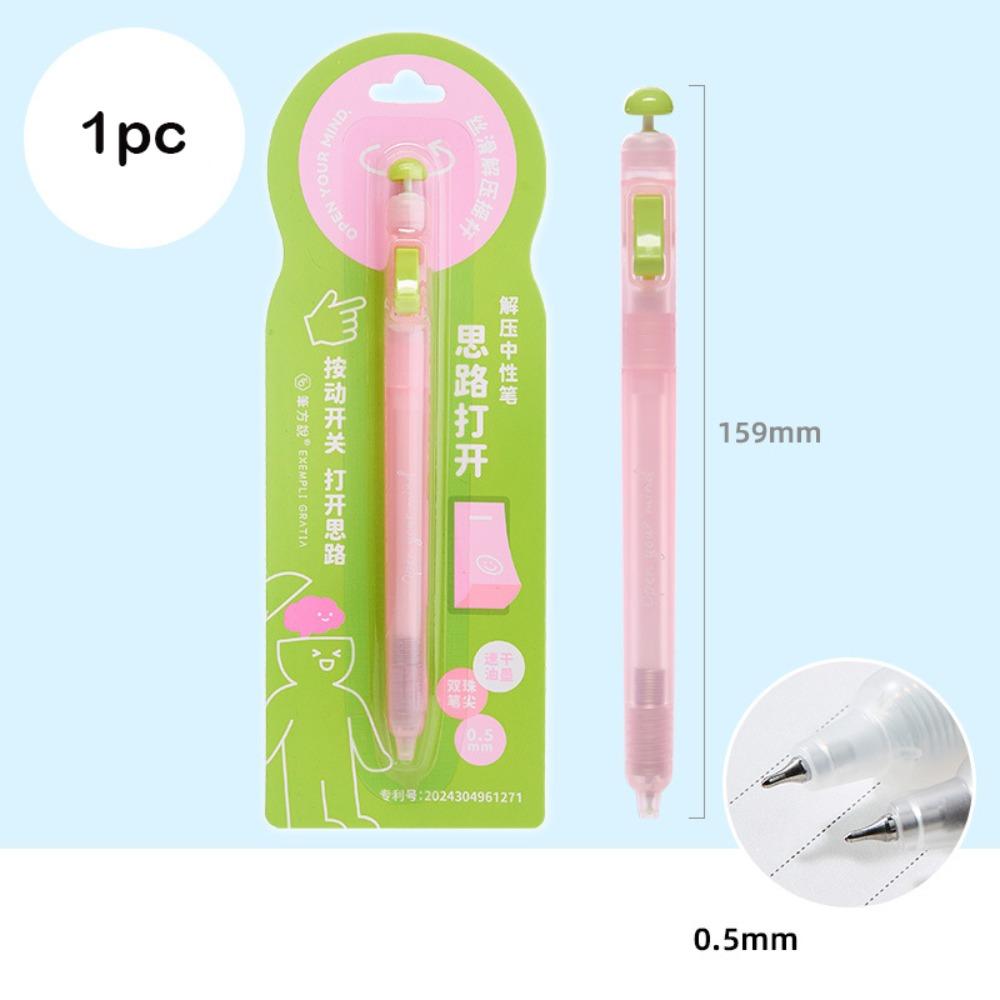 Relax Switch Pen For Exam Prep Fidget Clicker Gel Pen 0.5mm Smooth Writing Anti-Anxiety Study Tool For School Students
Relax Switch Pen For Exam Prep Fidget Clicker Gel Pen 0.5mm Smooth Writing Anti-Anxiety Study Tool For School Students