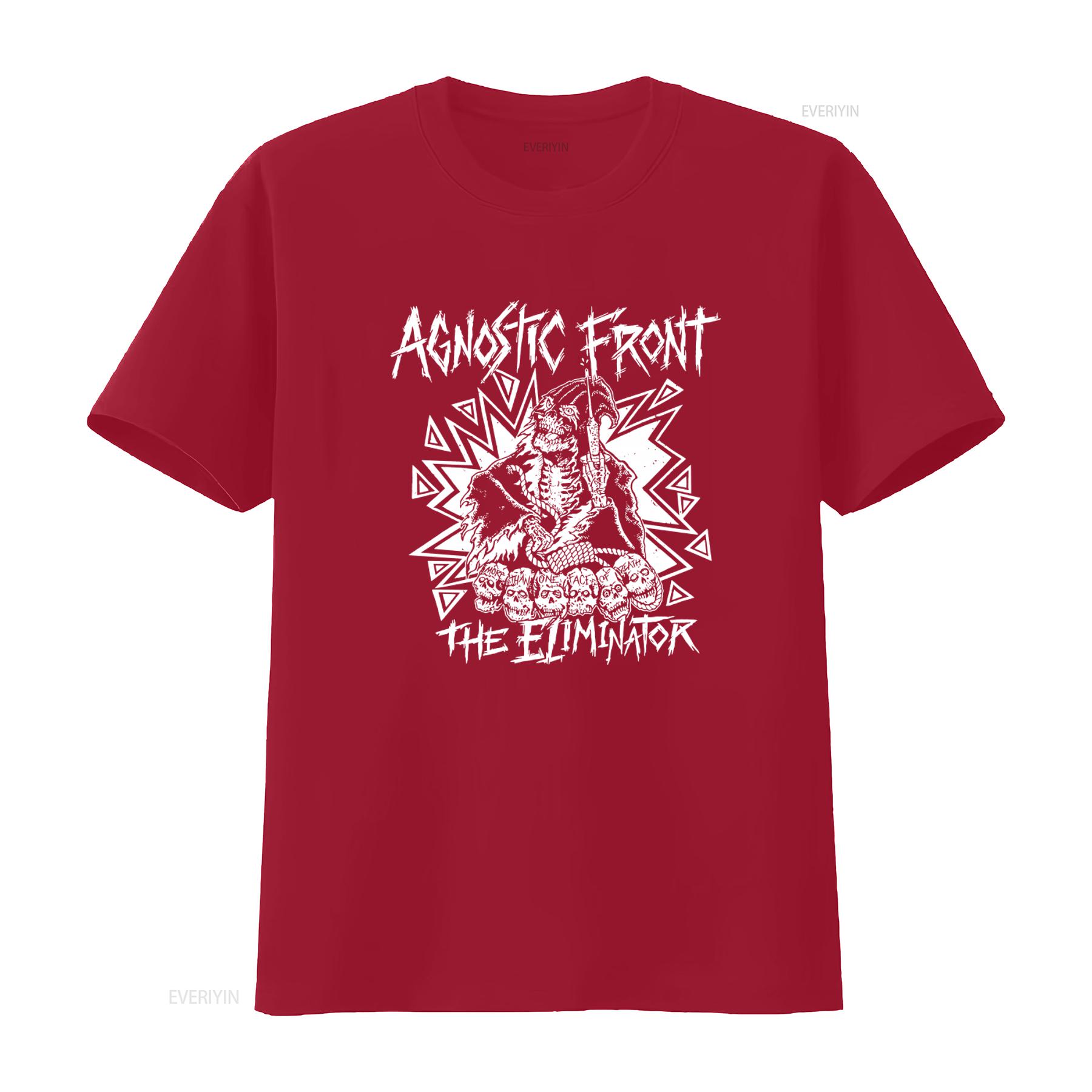 Agnostic Front The Eliminator Skull T Shirt for Men Rock Punk Style vintage Washed Top For Everyday Wear homme Soft Breathable S
Agnostic Front The Eliminator Skull T Shirt for Men Rock Punk Style vintage Washed Top For Everyday Wear homme Soft Breathable S