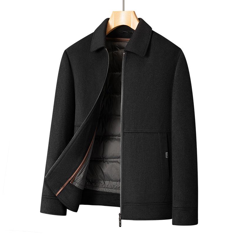 Men s 2025 Autumn/Winter Wool Jacket with Lapel, Plus Velvet, Detachable Liner, and Woolen Short Coat. L (175 cm, 120-135 jin)
Men s 2025 Autumn/Winter Wool Jacket with Lapel, Plus Velvet, Detachable Liner, and Woolen Short Coat. L (175 cm, 120-135 jin)