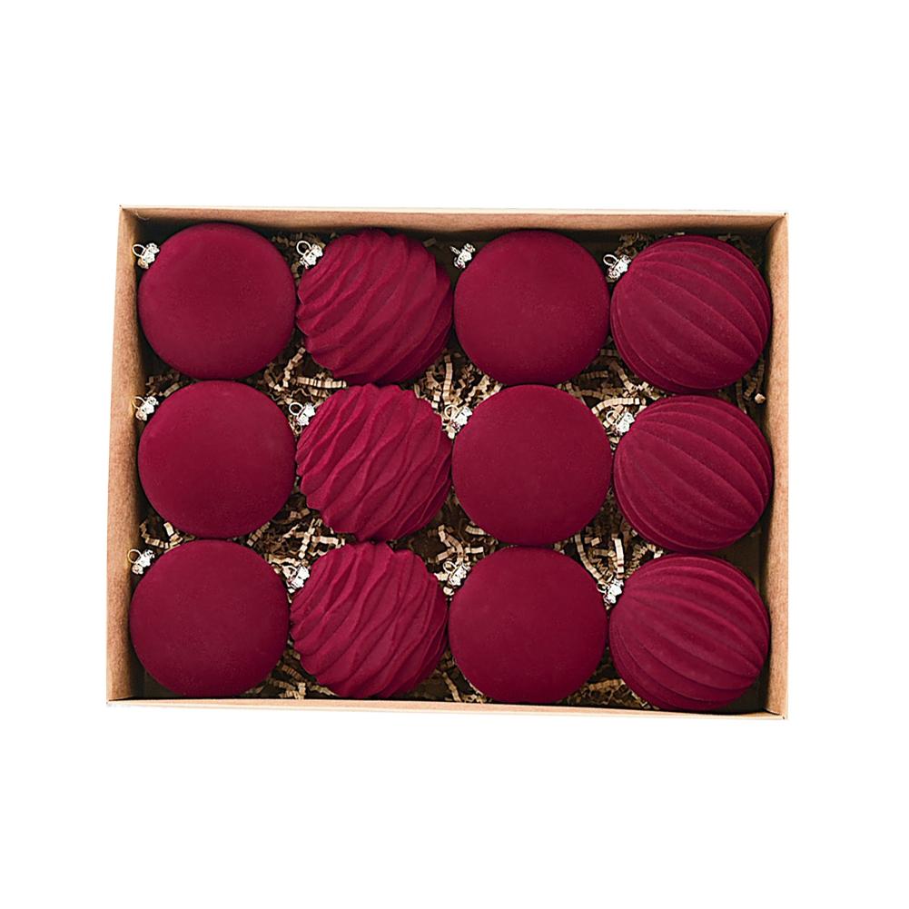 Christmas Ball Ornaments Flocked Christmas Ornaments Versatile Use Wear Resistant Fading Resistant Hanging Rope Luxurious Feel красный
Christmas Ball Ornaments Flocked Christmas Ornaments Versatile Use Wear Resistant Fading Resistant Hanging Rope Luxurious Feel красный