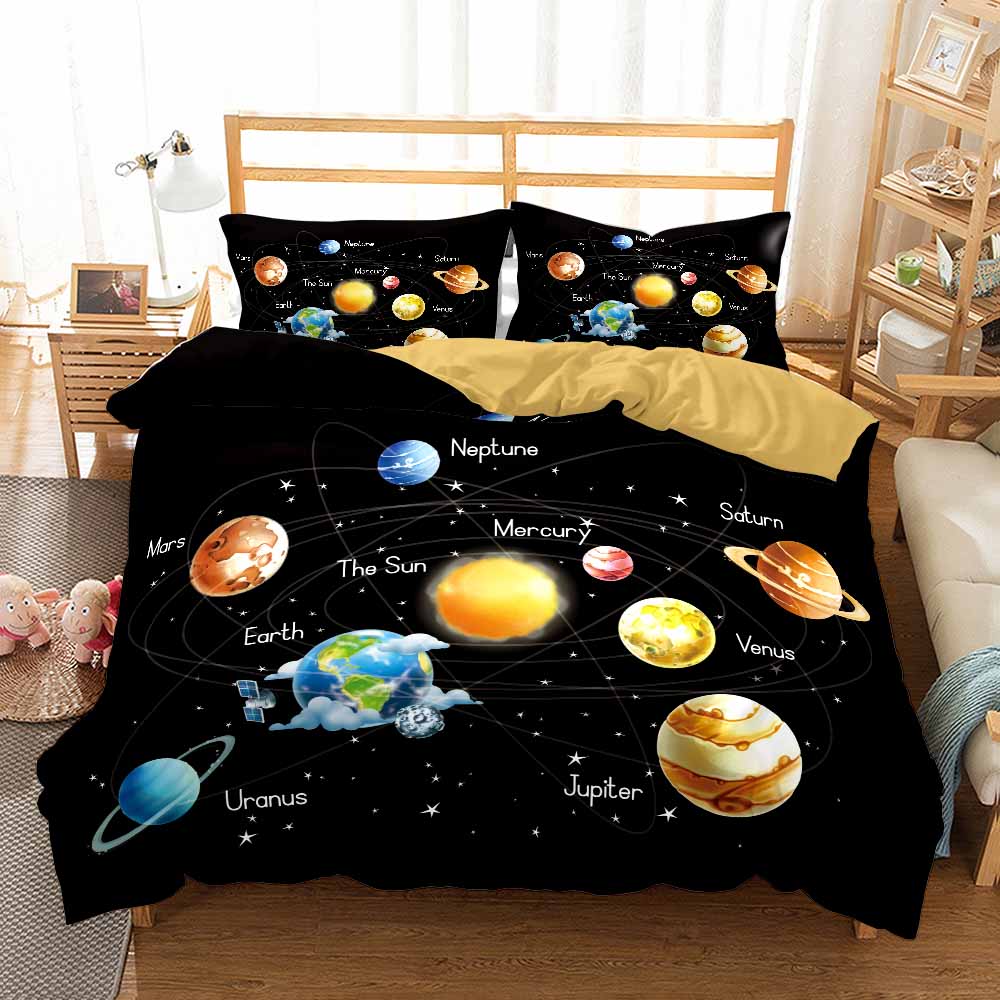 Bedclothes Galaxy Universe Bedding Duvet Cover Pillowcases For Boy Full Queen Bed Set Luxury 2/3Pcs Bedroom Bedding Sets Quality EU single(135x200cm)
Bedclothes Galaxy Universe Bedding Duvet Cover Pillowcases For Boy Full Queen Bed Set Luxury 2/3Pcs Bedroom Bedding Sets Quality EU single(135x200cm)