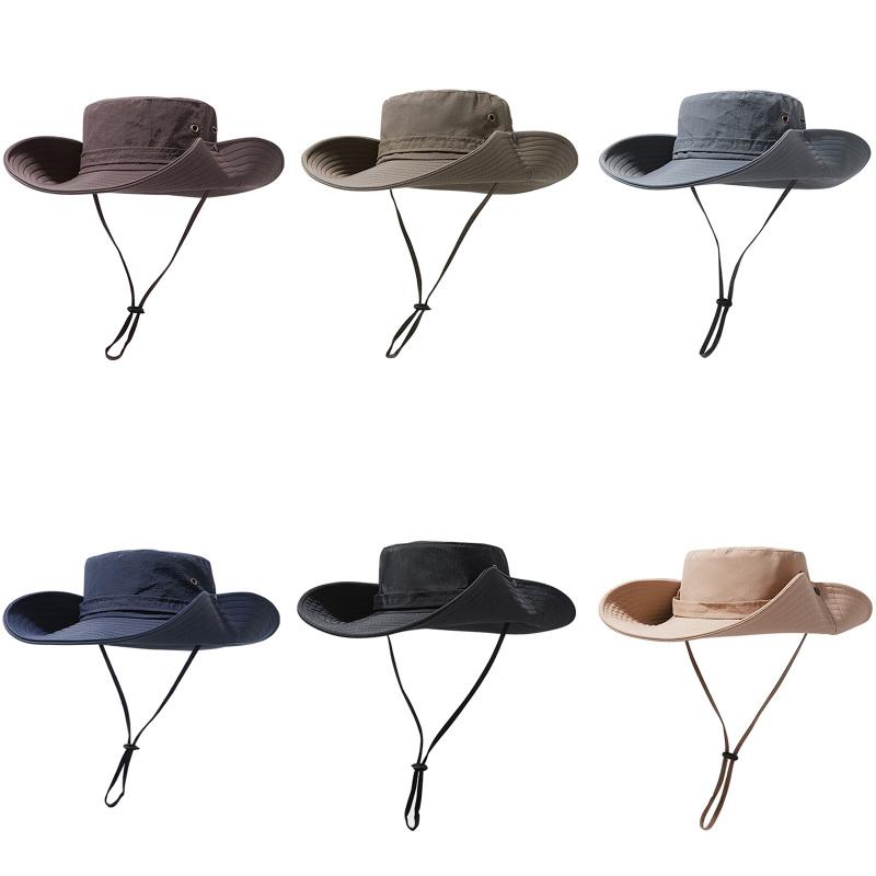 Fishing Hats Wide Brim Foldable Boonie Hat Summer Sun Protection Cap Drawstring Sunshade Fishing Hat
Fishing Hats Wide Brim Foldable Boonie Hat Summer Sun Protection Cap Drawstring Sunshade Fishing Hat