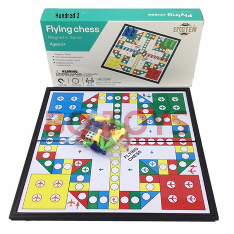 Snakes and Ladders Magnetic Foldable Board Game: 2-4 Players, Parent-Child Educational Toy
Snakes and Ladders Magnetic Foldable Board Game: 2-4 Players, Parent-Child Educational Toy