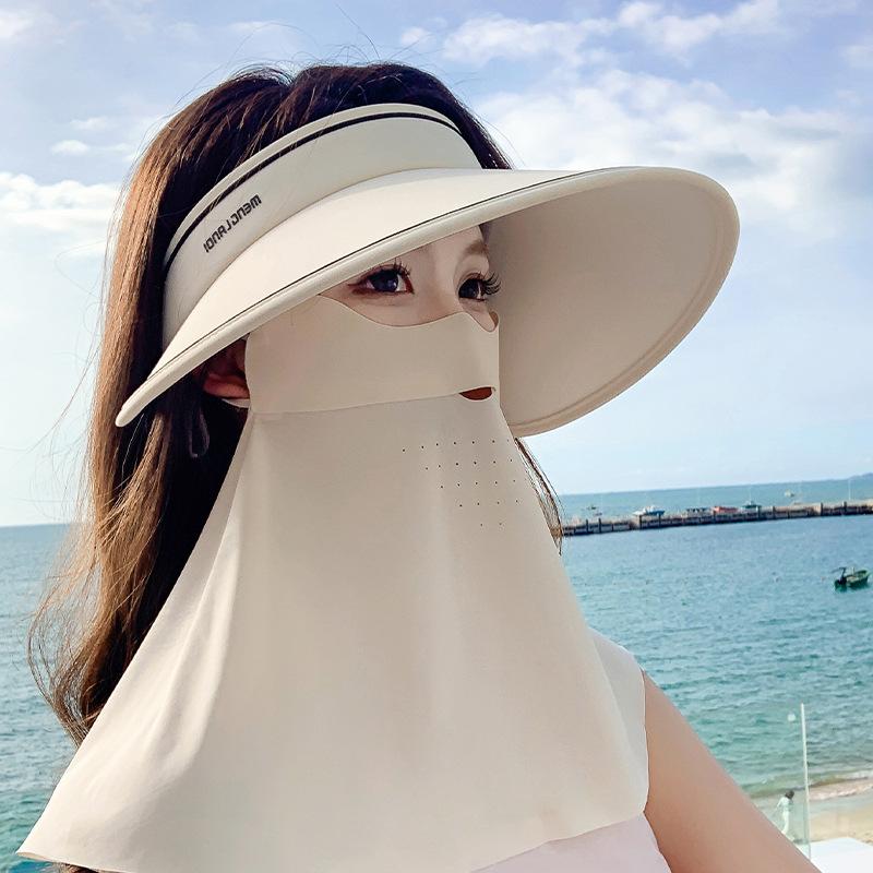 New ice silk double-sided sunscreen empty top hat plain face cover anti-peeping artifact female One size fits all
New ice silk double-sided sunscreen empty top hat plain face cover anti-peeping artifact female One size fits all