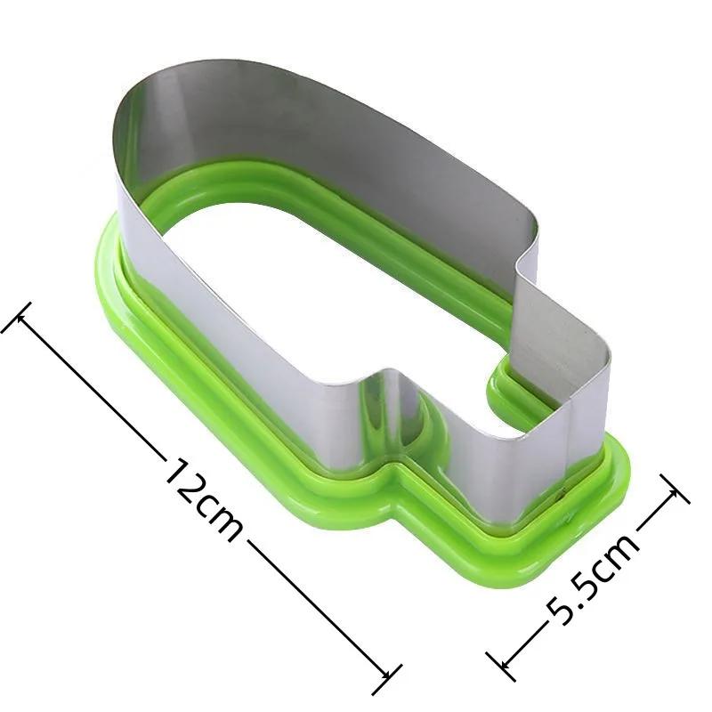 Creative Watermelon Slicer Ice Cream Shaped Fruit Platter Mold Stainless Steel Slicing Tool Portable Fast Kitchen Fruit Tools зелёный
Creative Watermelon Slicer Ice Cream Shaped Fruit Platter Mold Stainless Steel Slicing Tool Portable Fast Kitchen Fruit Tools зелёный
