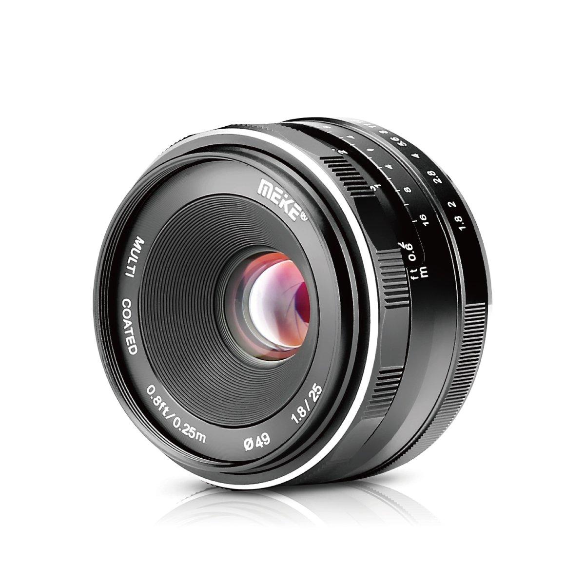 Meike Large Aperture Wide Angle Manual Focus Camera Lens for Olympus Panasonic M43 Camera MK-25mm -F1.8 (MF) APS-C
Meike Large Aperture Wide Angle Manual Focus Camera Lens for Olympus Panasonic M43 Camera MK-25mm -F1.8 (MF) APS-C