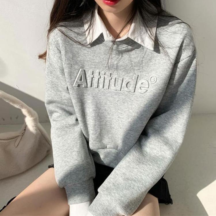 Women Casual Solid Color Long Short Sleeve High Waist Sweatshirt Top L сірий
Women Casual Solid Color Long Short Sleeve High Waist Sweatshirt Top L сірий