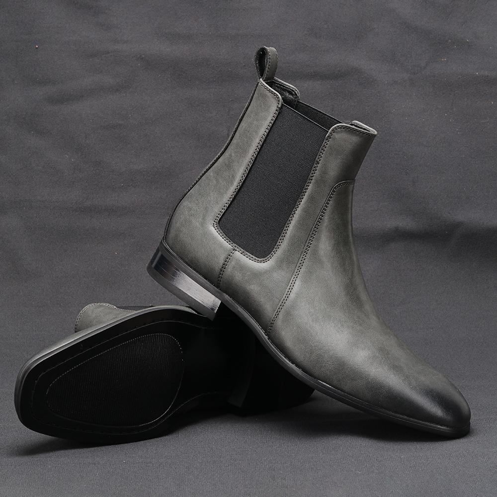 40~46 Chelsea Boots Men Brand Comfortable Fashion Leather Boots 40
40~46 Chelsea Boots Men Brand Comfortable Fashion Leather Boots 40