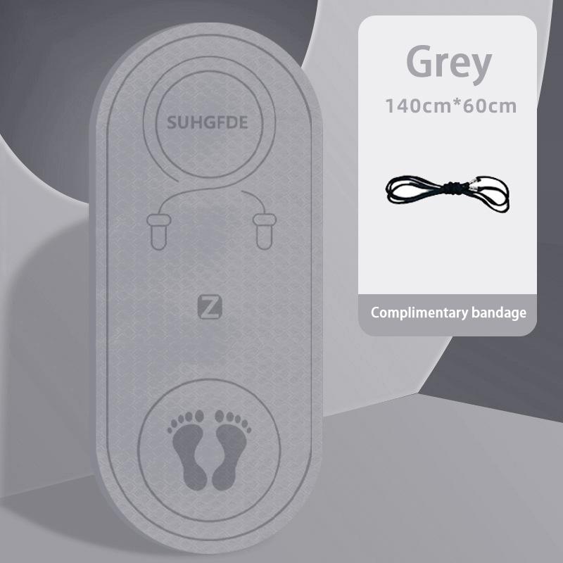 Утолщенная и расширенная площадка для скакалки, спортивные противоударные и бесшумные бытовые напольные коврики для занятий спортом, танцами, противоскользящий водонепроницаемый коврик для йоги 140X60X0.6cm
Утолщенная и расширенная площадка для скакалки, спортивные противоударные и бесшумные бытовые напольные коврики для занятий спортом, танцами, противоскользящий водонепроницаемый коврик для йоги 140X60X0.6cm