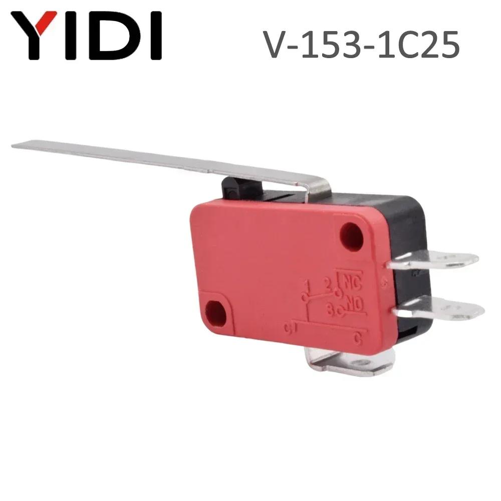 V-15 V-151 V-152 V-153 V-154 V-155 V-156-1C25 Microswitch SPDT Momentary Travel Mini Micro Limit Switch 1NO1NC Roller Lever Arm 1pc
V-15 V-151 V-152 V-153 V-154 V-155 V-156-1C25 Microswitch SPDT Momentary Travel Mini Micro Limit Switch 1NO1NC Roller Lever Arm 1pc