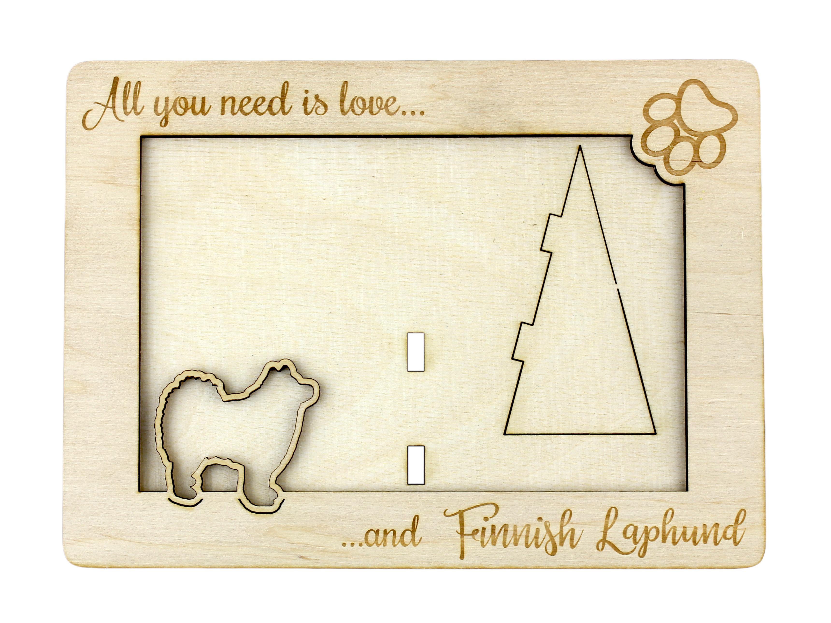 Finnish Lapphund, Finnish Lapponian Dog - Photo frame, engraved wooden frame, a lovely gadget for the dog lover by Art-Dog
Finnish Lapphund, Finnish Lapponian Dog - Photo frame, engraved wooden frame, a lovely gadget for the dog lover by Art-Dog