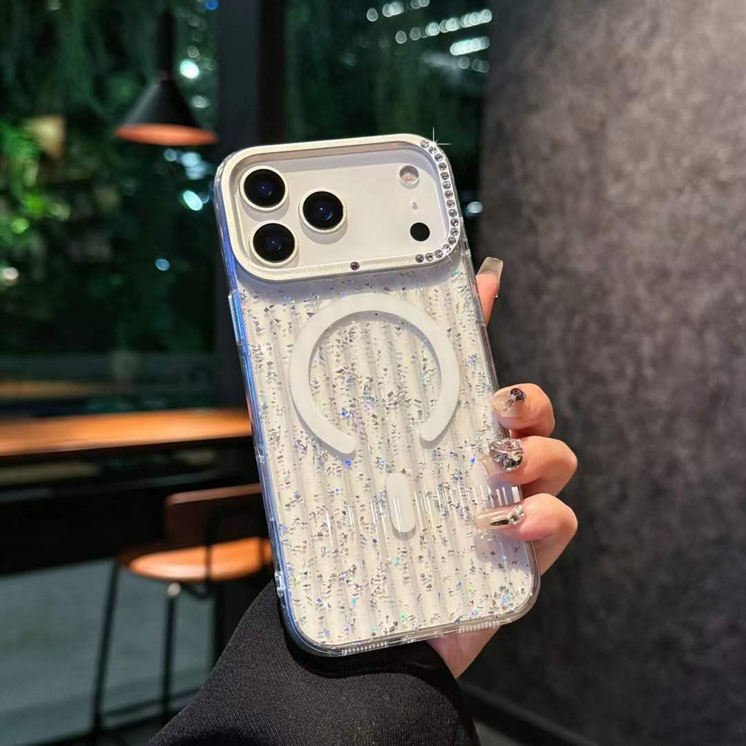 iPhone 17 Pro Max Glitter Magnetic Rhinestone Case with Full Coverage and Large Camera Cutout iPhone 14 Pro
iPhone 17 Pro Max Glitter Magnetic Rhinestone Case with Full Coverage and Large Camera Cutout iPhone 14 Pro