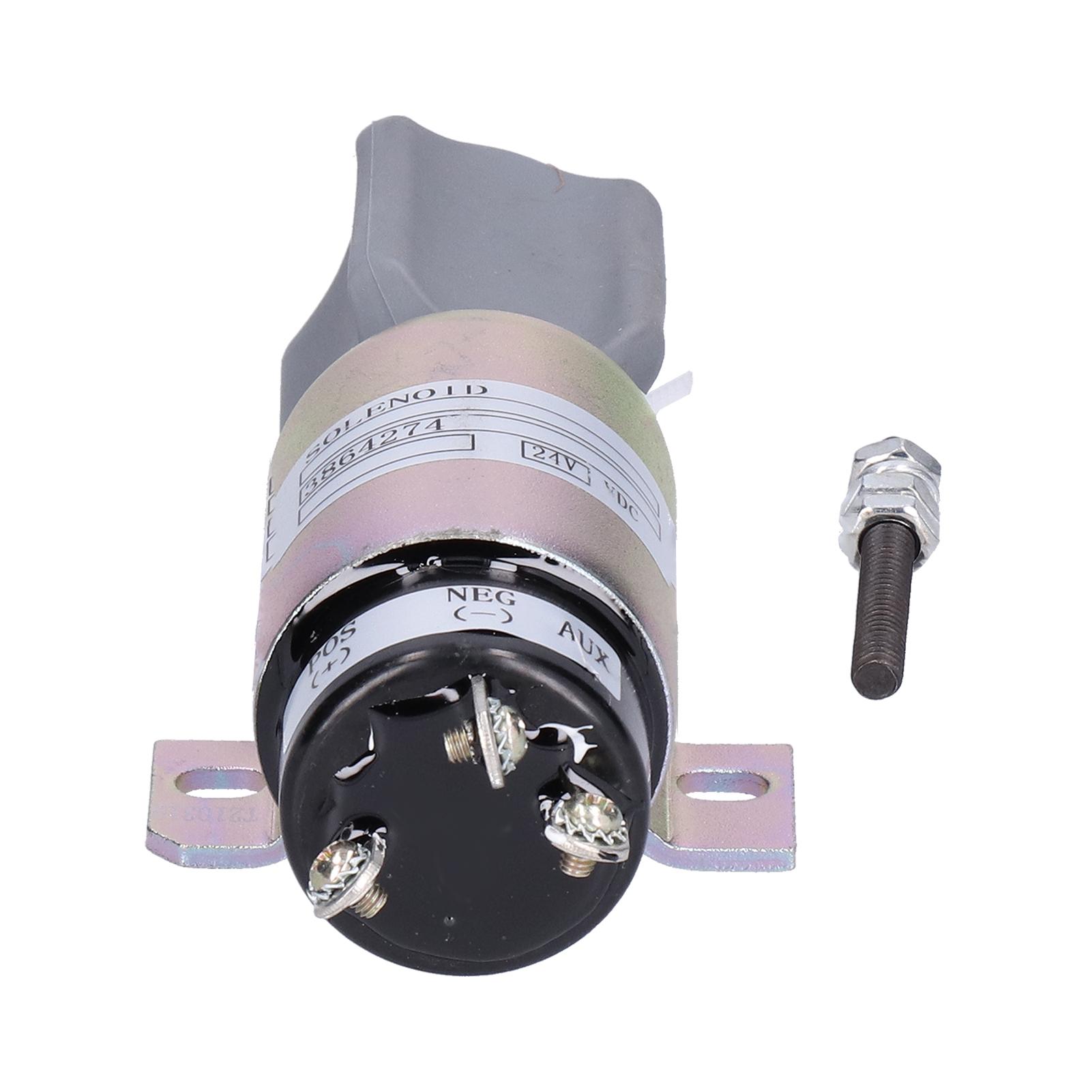 Fuel Shut Off Solenoid Valve Excavator Engine Stop Flameout Accessories DC24V TOSD03046
Fuel Shut Off Solenoid Valve Excavator Engine Stop Flameout Accessories DC24V TOSD03046
