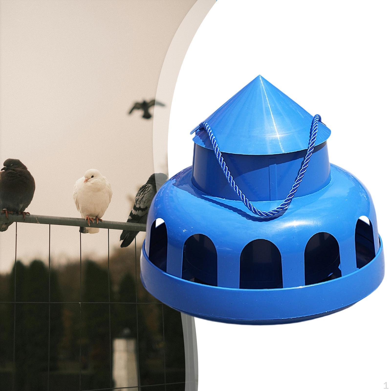 Chicken Feeder Feeding Dish Large Capacity with Handle Rope Food Dispenser Automatic Bucket 12 hole
Chicken Feeder Feeding Dish Large Capacity with Handle Rope Food Dispenser Automatic Bucket 12 hole