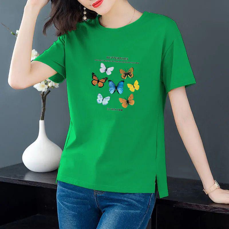 Women s Plus Size Pure Cotton Short Sleeve Slit T-shirt - Loose Fit, Round Neck, Perfect for Summer 2XL
Women s Plus Size Pure Cotton Short Sleeve Slit T-shirt - Loose Fit, Round Neck, Perfect for Summer 2XL