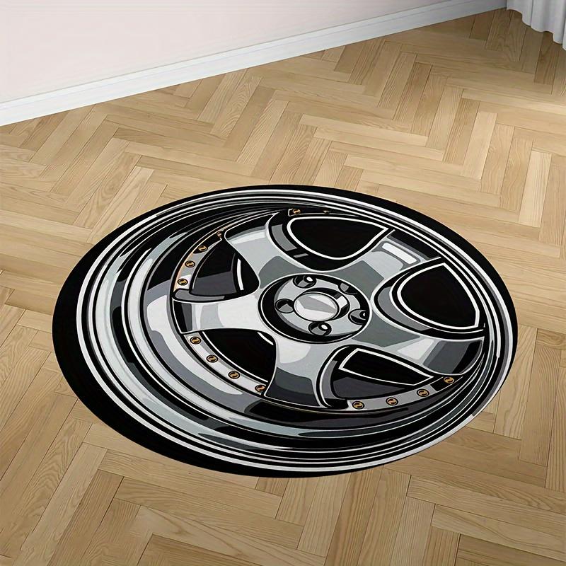 Premium Car Wheel Round Rug Set Realistic Alloy Rim Print NonSlip Floor Mats for Game Room Garage Man Cave Automotive Decor 80cm x 80cm
Premium Car Wheel Round Rug Set Realistic Alloy Rim Print NonSlip Floor Mats for Game Room Garage Man Cave Automotive Decor 80cm x 80cm