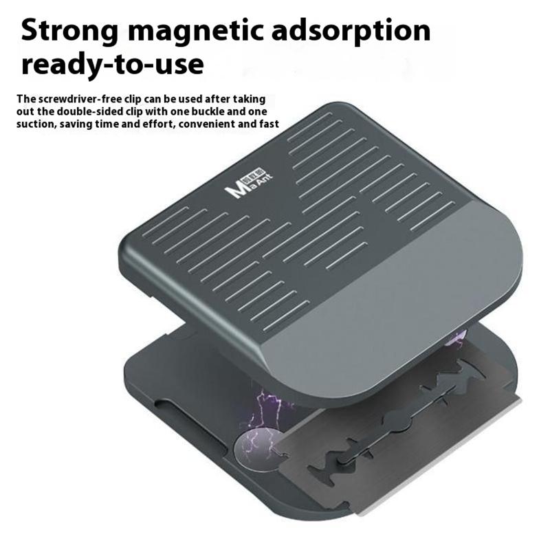 MAANT MY-116 Magnetic Double-Sided Blade Holder Fixture for Phone Screen Removal/OCA Adhesive Removal A
MAANT MY-116 Magnetic Double-Sided Blade Holder Fixture for Phone Screen Removal/OCA Adhesive Removal A