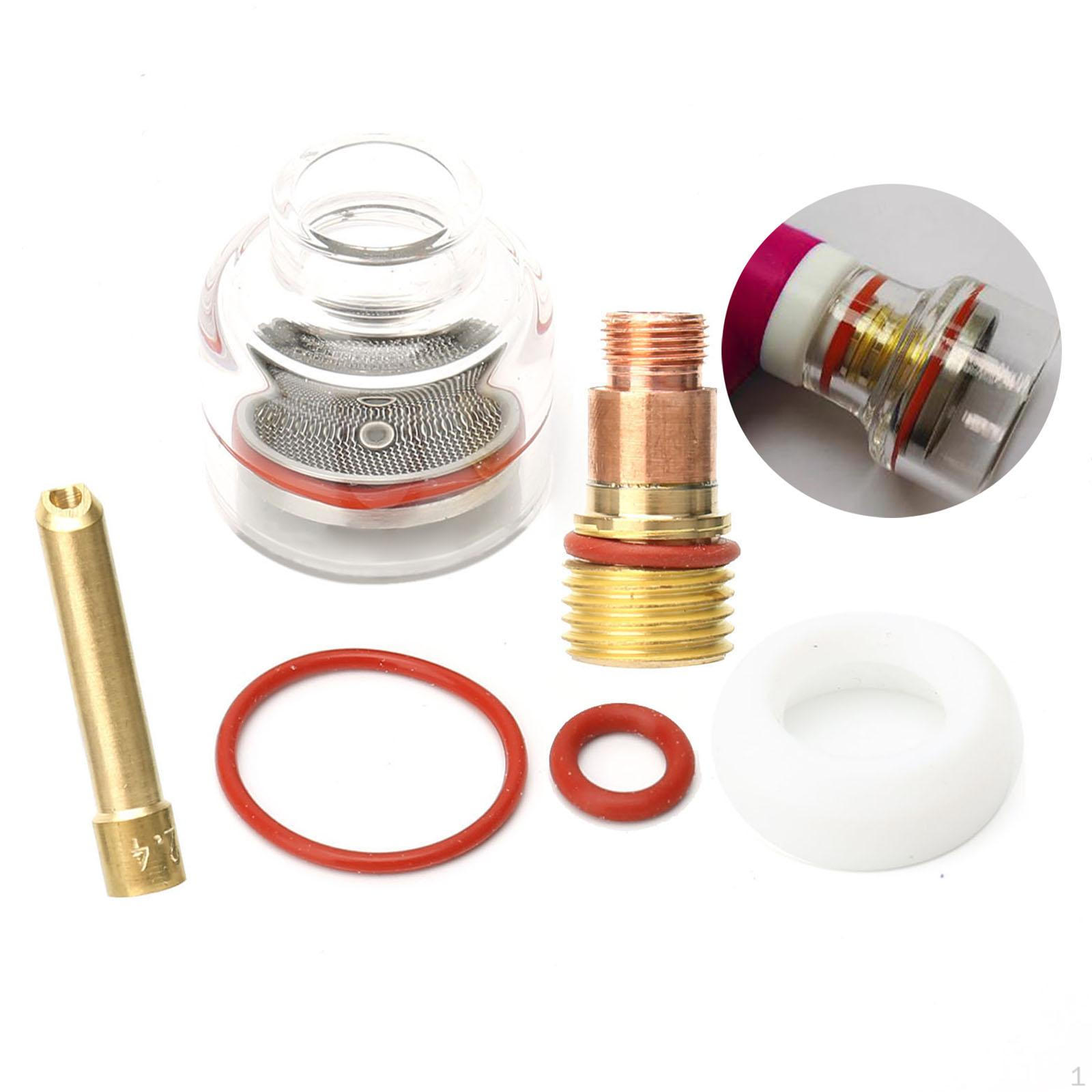 6 шт. набор стеклянных колпачков для газовой линзы для сварки TIG, прозрачный аргон 1.6mm
6 шт. набор стеклянных колпачков для газовой линзы для сварки TIG, прозрачный аргон 1.6mm