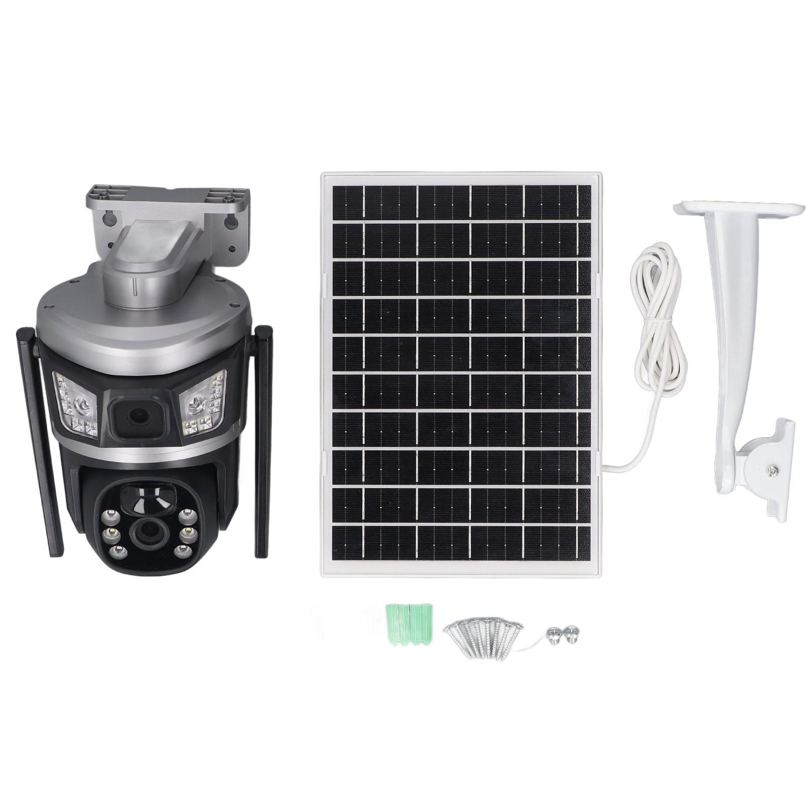 Wireless Outdoor Security Camera with 7.5W Solar Panel 4MP PTZ 360 Deg View Support 4G Motion 
Wireless Outdoor Security Camera with 7.5W Solar Panel 4MP PTZ 360 Deg View Support 4G Motion