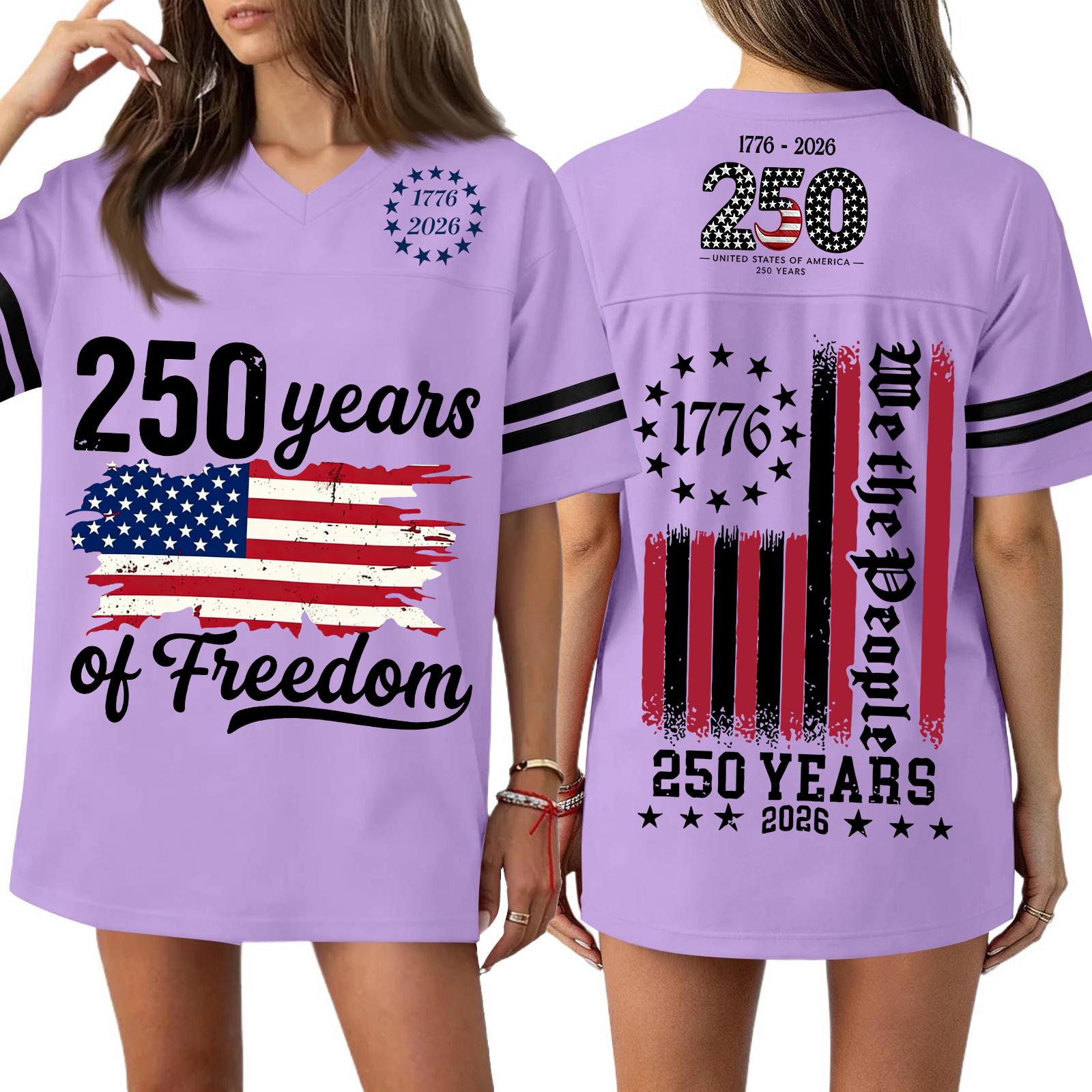 V Neck Short Sleeve T Shirt Dress with 250 Years of Print Loose Fit Flag Graphic Top for Women M
V Neck Short Sleeve T Shirt Dress with 250 Years of Print Loose Fit Flag Graphic Top for Women M