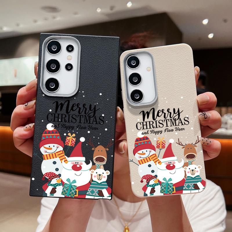 Christmas New Year Pattern Leather Texture Case for Samsung S24 S22 Ultra S23 S21 S20 Fe A55 A54 A53 A52 A35 A34 A15 Shockproof Soft Tpu Slim Cover Samsung S24 FE чорний
Christmas New Year Pattern Leather Texture Case for Samsung S24 S22 Ultra S23 S21 S20 Fe A55 A54 A53 A52 A35 A34 A15 Shockproof Soft Tpu Slim Cover Samsung S24 FE чорний