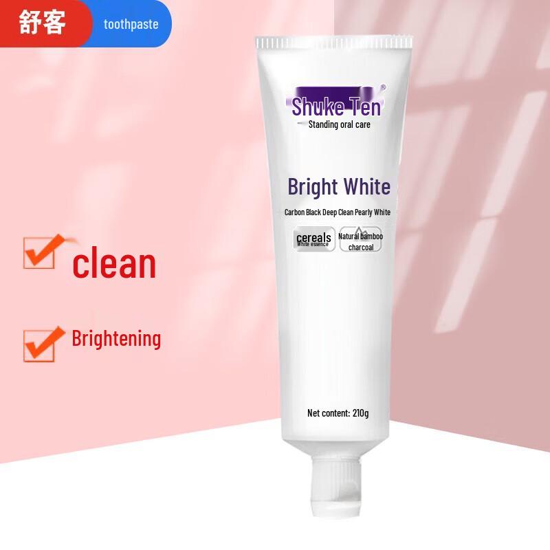 Shuke Brightening Toothpaste with Bamboo Charcoal & Pearl
Shuke Brightening Toothpaste with Bamboo Charcoal & Pearl