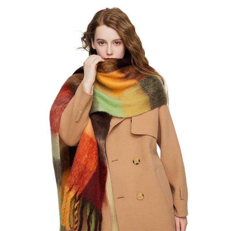 Winter Thick Warm Scarf Women Cashmere Shawl And Wraps Pashmina Neckerchief Bufanda Female Rainbow Hairy Tessel Echarpe 34x200cm
Winter Thick Warm Scarf Women Cashmere Shawl And Wraps Pashmina Neckerchief Bufanda Female Rainbow Hairy Tessel Echarpe 34x200cm