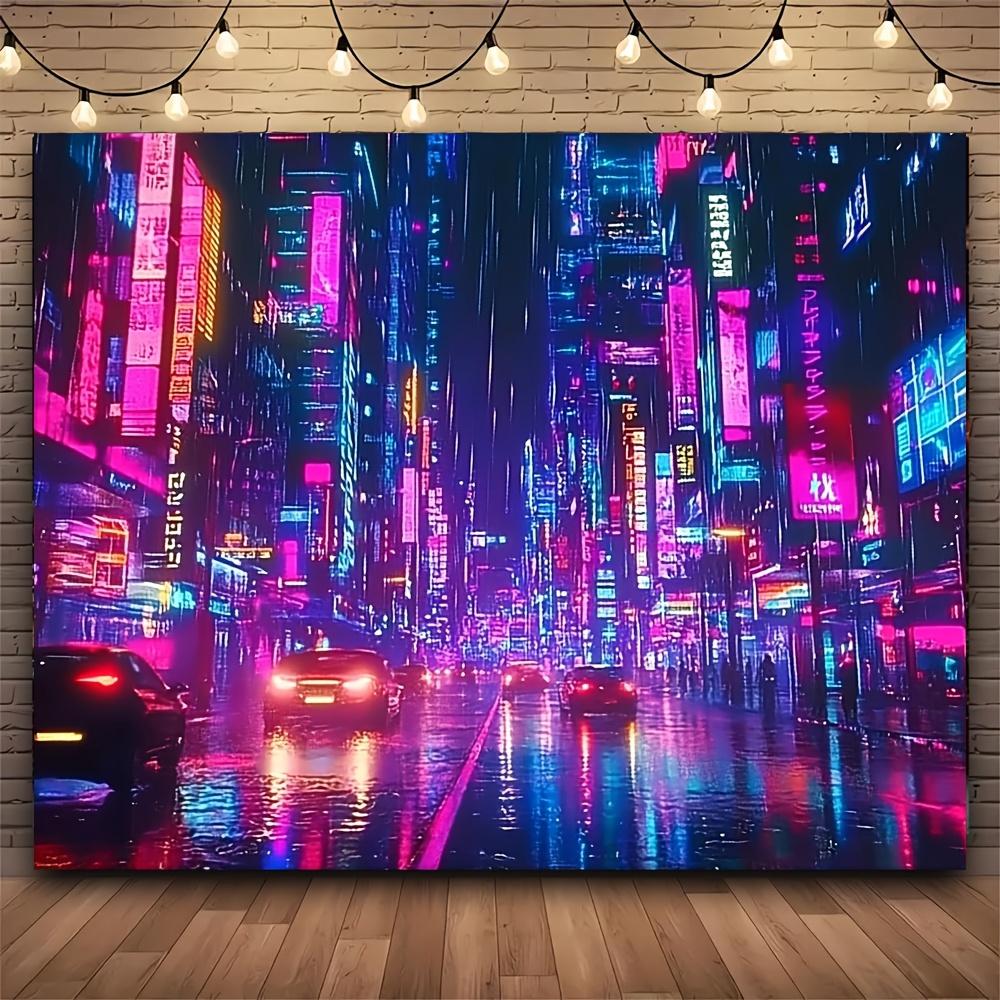 Neon City Rain Tapestry - Vibrant Art Design, Perfect Gift for Home and Dormitory, Fashionable and Unique Wall Decorations 70x70cm
Neon City Rain Tapestry - Vibrant Art Design, Perfect Gift for Home and Dormitory, Fashionable and Unique Wall Decorations 70x70cm