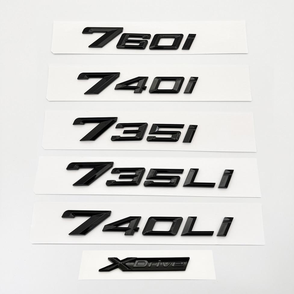 2023 Глянцеві чорні літери 735i 740i 760i 735Li XDrive Емблема для BMW нового автомобіля 7 серії Крило багажника Задня наклейка з логотипом автомобіля Glossy Black
2023 Глянцеві чорні літери 735i 740i 760i 735Li XDrive Емблема для BMW нового автомобіля 7 серії Крило багажника Задня наклейка з логотипом автомобіля Glossy Black