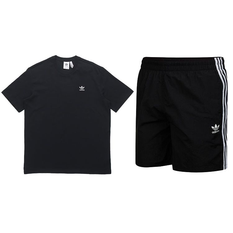Adidas Оригинальный комплект из футболки с коротким рукавом и полосатыми повседневными шортами, мужской комплект черного цвета GN3454+GN3523 XS
Adidas Оригинальный комплект из футболки с коротким рукавом и полосатыми повседневными шортами, мужской комплект черного цвета GN3454+GN3523 XS