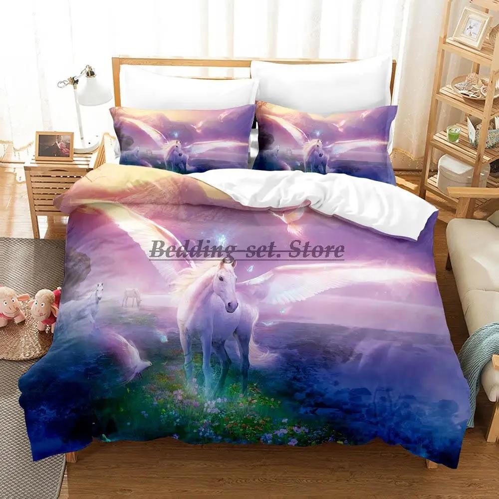 Comfortable White Horse Pattern Bedding Set With Duvet Cover And Pillowcases Single Twin Full Queen King Sizes For All Ages 70x133cm 2pcs
Comfortable White Horse Pattern Bedding Set With Duvet Cover And Pillowcases Single Twin Full Queen King Sizes For All Ages 70x133cm 2pcs