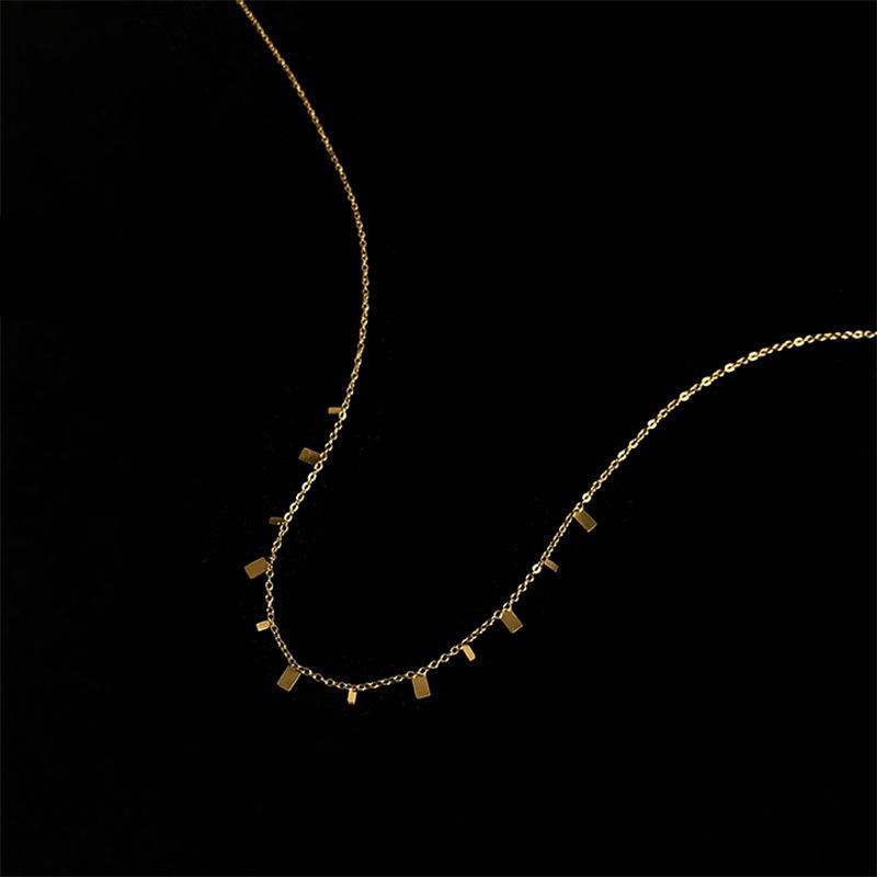 Versatile Titanium Steel Necklace Women s Light Luxury Minimalist Collarbone Chain Fashion Sweater Chain Accessory
Versatile Titanium Steel Necklace Women s Light Luxury Minimalist Collarbone Chain Fashion Sweater Chain Accessory