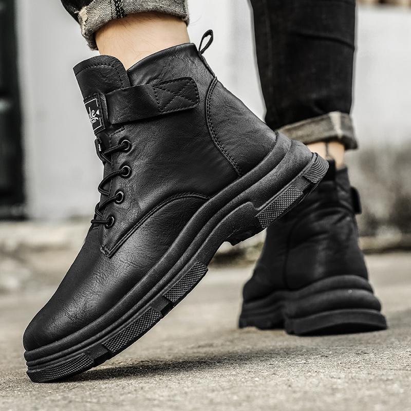 Ботильоны Мужская повседневная обувь Спортивная обувь на платформе Кожаная обувь Модные ботинки для мотоциклистов с круглым носком Мужская повседневная обувь Безопасность 44 чёрный
Ботильоны Мужская повседневная обувь Спортивная обувь на платформе Кожаная обувь Модные ботинки для мотоциклистов с круглым носком Мужская повседневная обувь Безопасность 44 чёрный