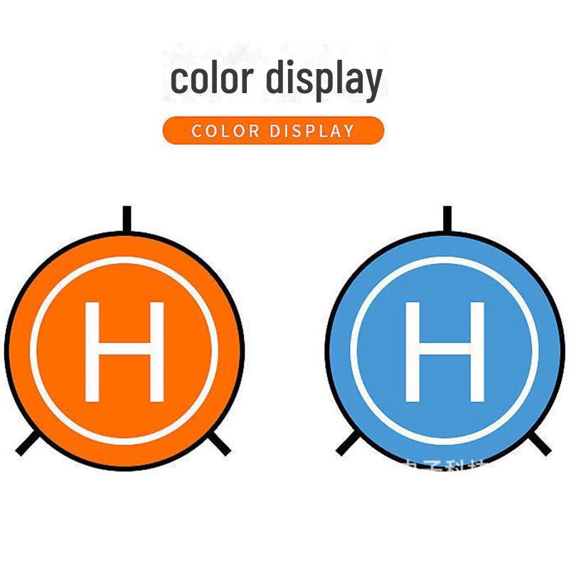 Портативний складаний посадковий майданчик для дрона для використання на вулиці: Газон, пляж і аерофотозйомка 55cm Two-color Helipad
Портативний складаний посадковий майданчик для дрона для використання на вулиці: Газон, пляж і аерофотозйомка 55cm Two-color Helipad