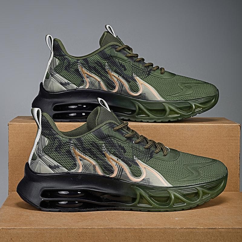 Mens Running Shoes 2026 New Gradient Color Trend Flame Pattern Cushioning Breathable Mesh Outdoor Jogging Gym Training Sneakers 46 армія зелений колір
Mens Running Shoes 2026 New Gradient Color Trend Flame Pattern Cushioning Breathable Mesh Outdoor Jogging Gym Training Sneakers 46 армія зелений колір