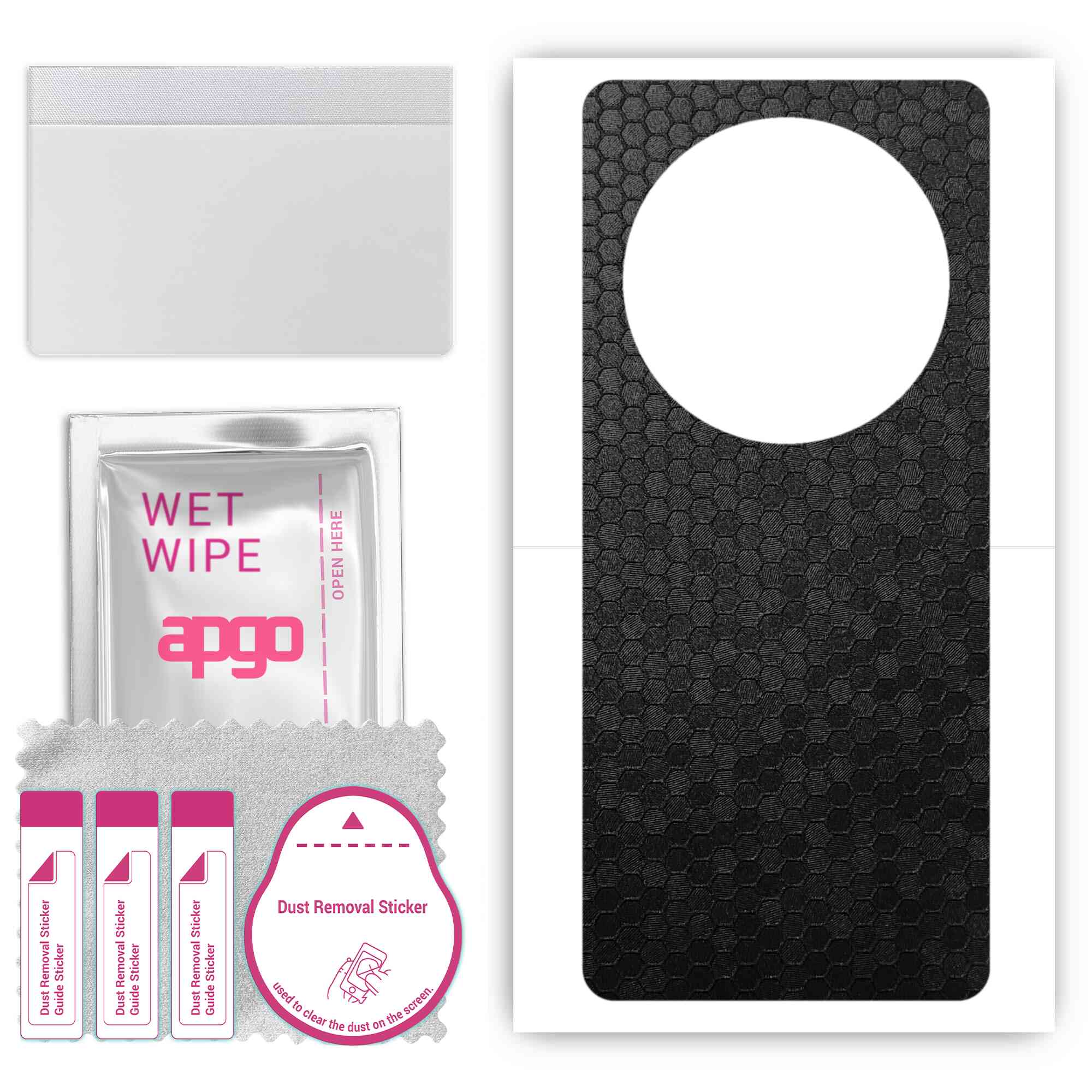 apgo Protective Skin Sticker for the back compatible with Honor X9a, Wrap Film, Foil, Vinyl - Pattern Black Honeycomb
apgo Protective Skin Sticker for the back compatible with Honor X9a, Wrap Film, Foil, Vinyl - Pattern Black Honeycomb