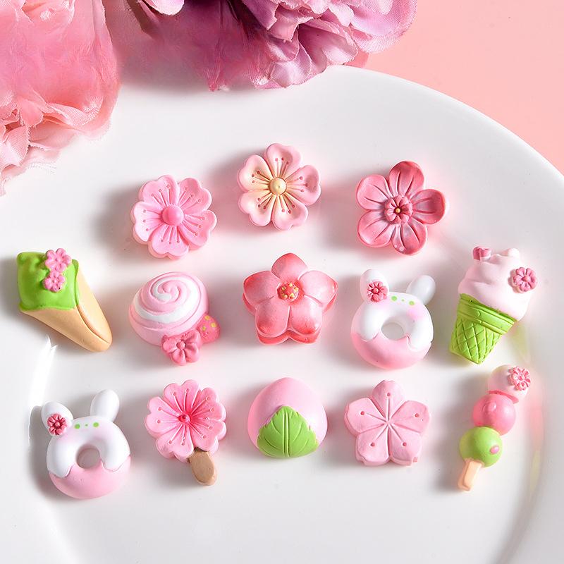 Cartoon Cherry Blossom Macaron Resin AccessoriesHandmade Cake Decoration Mobile Phone and Refrigerator Stickers Matcha Cat doughnut
Cartoon Cherry Blossom Macaron Resin AccessoriesHandmade Cake Decoration Mobile Phone and Refrigerator Stickers Matcha Cat doughnut